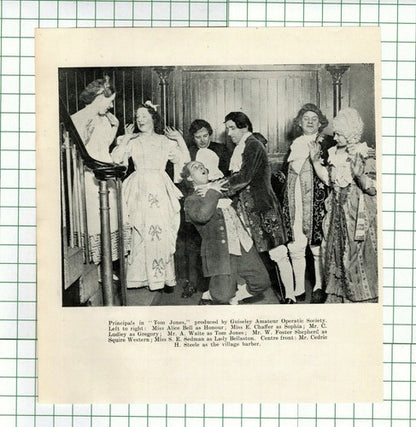 Guiseley Operatic Chaffer Sedman Alice Bell Sydney Howard Yeadon - 1937 Clipping