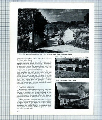 (6248) Otterton Devon David Bowen - 1969 Article