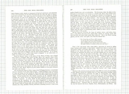 Bombay  India GW Forrest Girgamu  - 1897 Article
