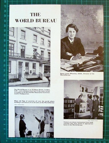(6043) The World Bureau Ebury Street London Dame Leslie Whateley - c.1960s Clip