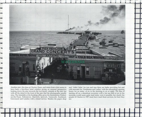 Clacton Pier / Margate Jetty - Sunbeam Yacht -  Book Print