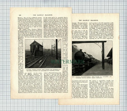 (6925) The Great Northern Railway West Riding Of Yorkshire - 1909 Article