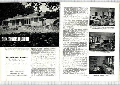 The Beeches St Mary's Lane Louth Lincolnshire Mr Mrs T R Wilkinson -1966 Article