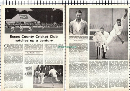 Essex County Cricket Club Kortright Ken Farnes - 1976 Article / Print
