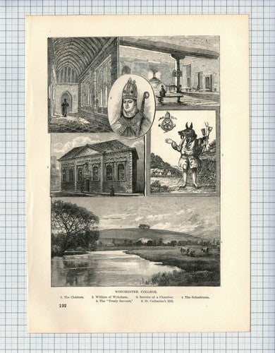 (6329) Winchester College   - 1895 Clip