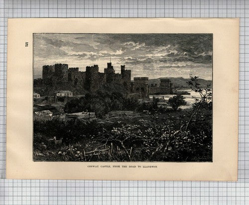 (6512) Conway Castle  - 1894 Cutting