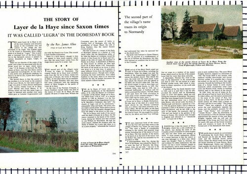 (138) Layer de la Haye Essex Rev James Allen  - 1964 Article