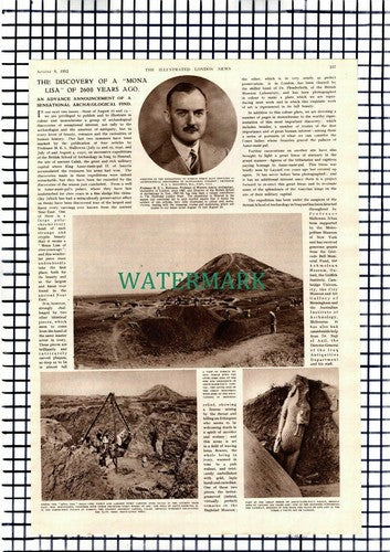 Prof Mallowan Nimrud Excavations  - 1952 Article