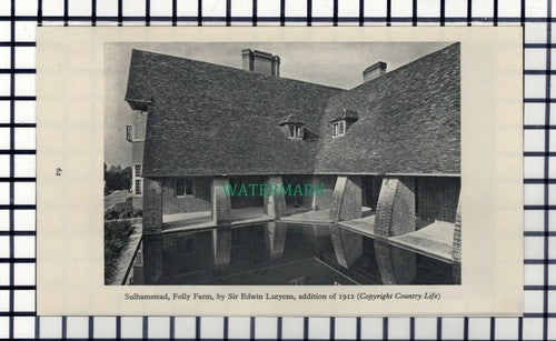 C7402) Sulhamstead Folly Farm / Buscot Park  - c.1960s Cutting