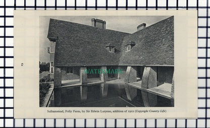 C7402) Sulhamstead Folly Farm / Buscot Park  - c.1960s Cutting
