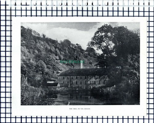Via Gellia Mill England - 1951 Cutting / Print