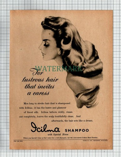(6777) ICILMA Shampoo Advert - 1948 Cutting