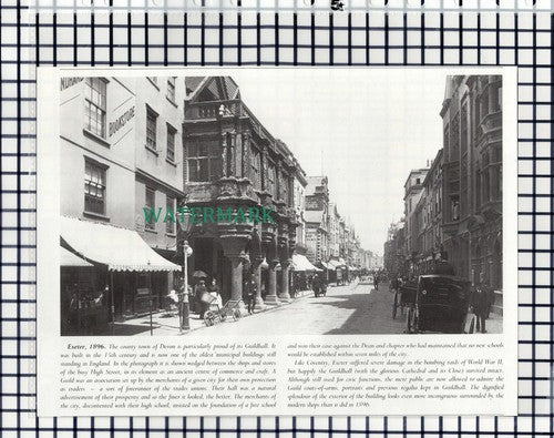 (7629) Exeter Devon Guildhall  - 1980s Cutting