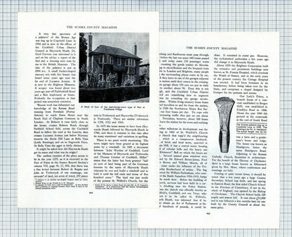 (6187) Haywards Heath Henry Taylor Franklands Village - 1952 Article