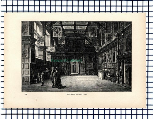 (6458) Audley End The Hall   - 1895  Print
