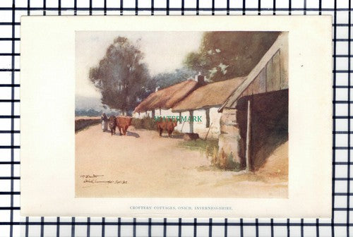 C6463) Onich Inverness-shire Scotland  c.1920s Small Print