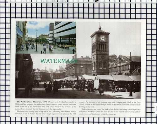 (7846) Market Place Blackburn -  1980s Cutting