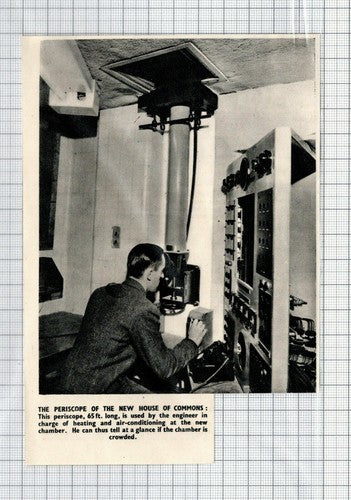 House of Commons Periscope -  1950 Cutting