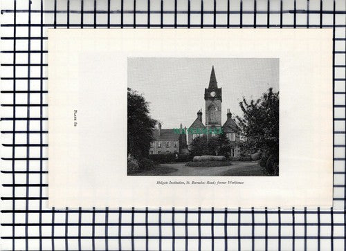 Marton Road Toll Bar Middlesbrough Holgate Institution - 1960s Cutting /  Print