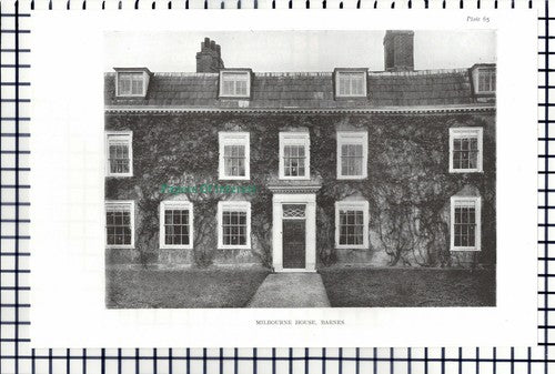 (6912) Milbourne House Barnes London -  Print / Cutting