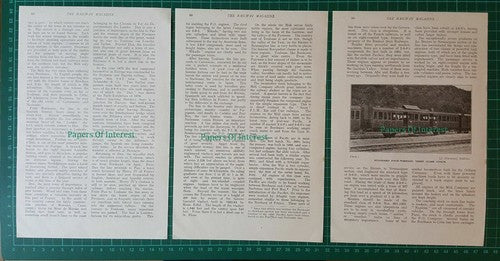 (6675) The Chemin De Fer du Midi Railway Company France Narbonne  - 1930 Article