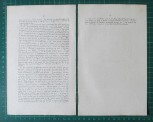 (6091) Mr J H Phillips Helmsley Club Costa Scarborough Yorkshire - 1901 Article