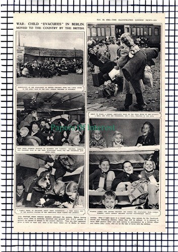 Operation Stork Berlin German Evacuee Children World War 2 - 1945 Article