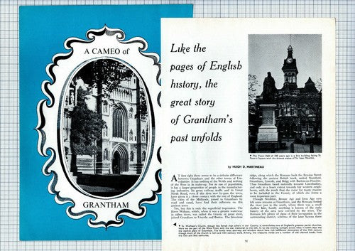 (6182) Grantham Lincolnshire George Hotel - 1968 Article