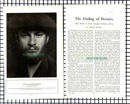 (7037) Alvin Langdon Coburn Artist Amber Reeves  - c.1909 Article