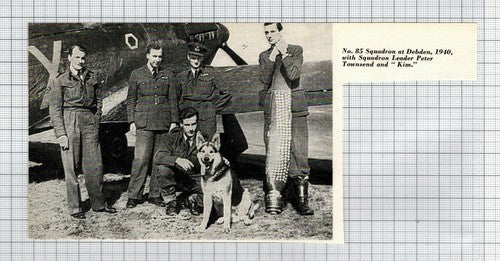 No 85 Squadron at Debden 1940 Sq Leader Peter Townsend  - 1965 Small Cutting