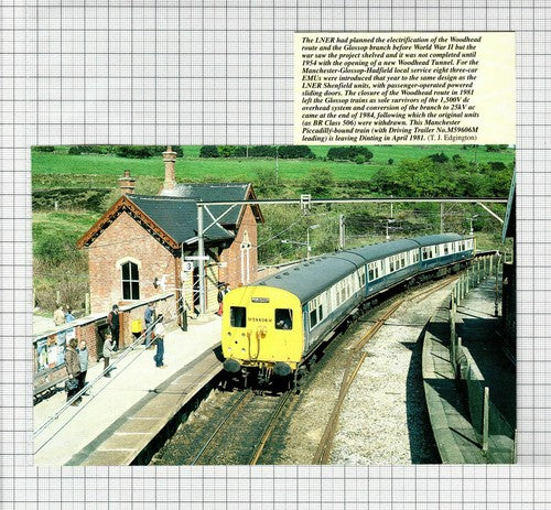 Dinting Railway Station M59606M Train  - 1996 Cutting