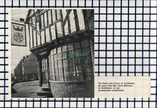 C6605) The Rose & Crown Essex   - c.1964 Cutting