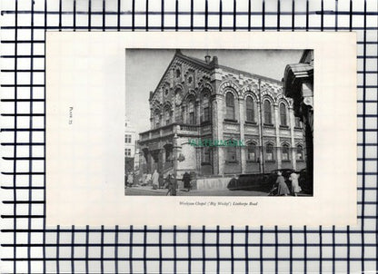 C6557) Wesleyan Chapel Middlesbrough Casey's Circus Chaplin - 1960s Book Print