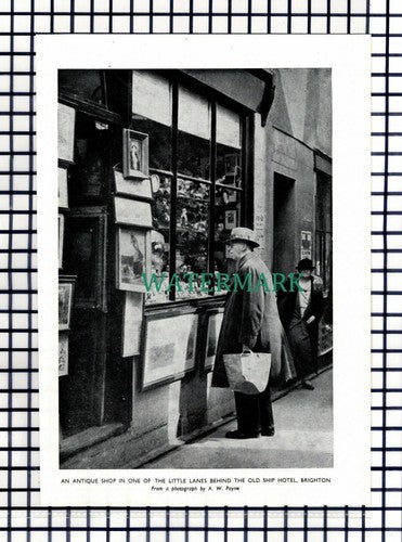 (8168) Antique Shop Lanes Of Brighton - 1950 Cutting