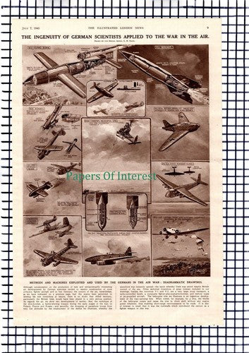German Wartime Inventions Germany War World War Two WW2 -    1945 Article