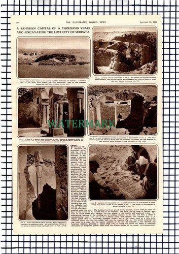 Sedrata  Ibadites  Southern Algeria Sahara Van Berchem - 1953 Article