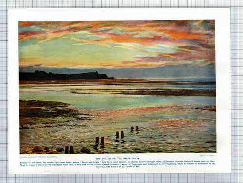 (5880) River Doon  F C Varley   -  c.1930s Print