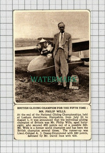 C3013) Mr Philip Wills British Gliding Champion Lasham Aerodrome - 1955 Clip