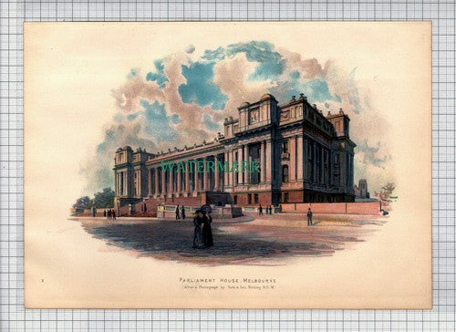 (5508) Parliament House MELBOURNE - c.1910 Print