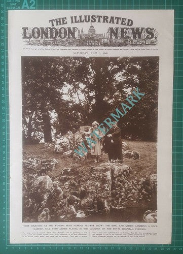 Royal Hospital Chelsea Flower Show GG Whitelegg  - 1948 Article