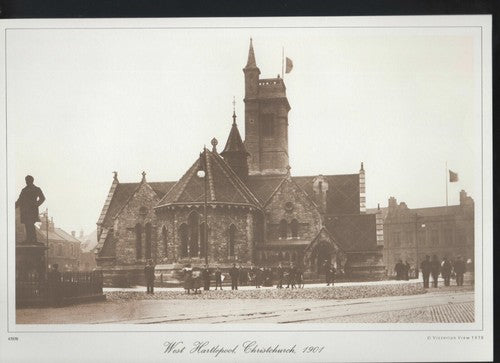 West Hartlepool Christchurch  Christ Church -  Print
