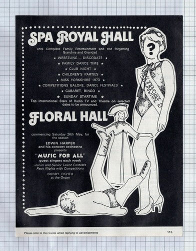 (5798) Spa Royal Hall Bridlington  - 1973 Clip