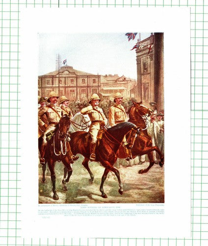 Lord Roberts At Kimberley    -  c.1930s Print