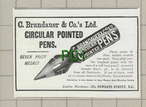 (5216) C Brandauer & Co Advert   - 1920 Clip
