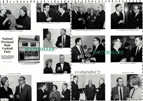 (7956) National Provincial Bank Hull Wildsmith Duffield - 1965 2-Part Cutting