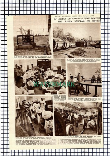 The Sudan Railway Clough Cockburn Stein Pettigrew Serjeant - 1952 Article