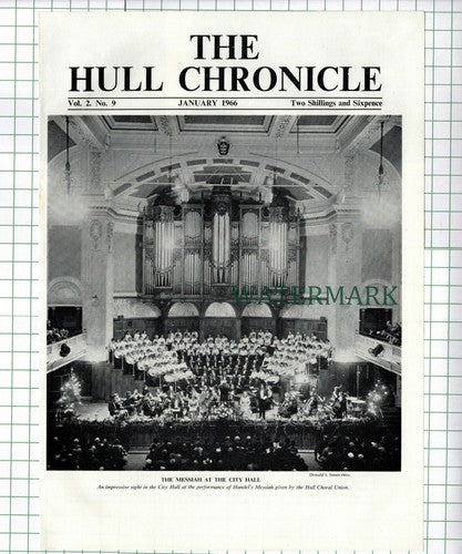 (154) Hull Choral Union City Hall The Messiah - 1966 Cutting