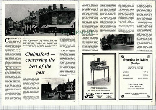 Chelmsford Essex    - 1982 Article / Print