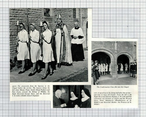 St Hilda's School Whitby Jane Rhead Penny Smith Rev George Snow  - 1963 Cutting