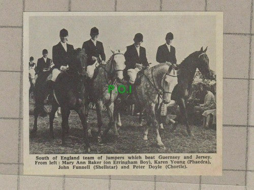 C2380) Mary Ann Baker Erringham Boy Karen Young Phaedra John Funnell - 1968 Clip